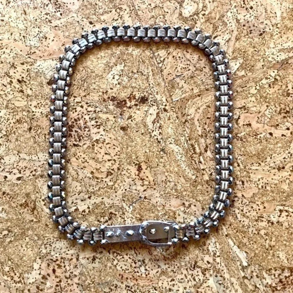 Vintage Accesocraft NYC Silver Belt